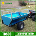 Tow behind trailer for atv for farm